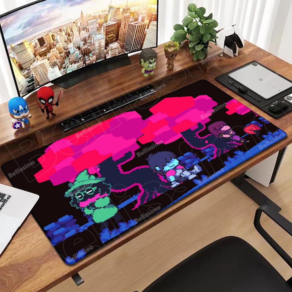 Deltarune Коврик для мыши Клавиатура Резиновый коврик для мыши большой 1200X600 мм Украсить рабочий стол Коврик для стола PC Геймер Ковер для офиса Домашний Коврик для стола