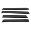 4PCS Car Side Door Armrest Stripe Decorative Cover Trim Carbon Fiber Style Scratch Resistant for