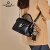 Mrs. Qiao Women's Bag 2025 New Handbag Women's Crossbody Bag High-end Mom Bag Elegant Genuine Leather Women's Bag