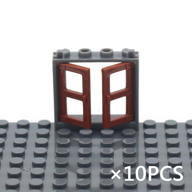 Нетоксичные Moc Кирпичи Ландшафтная Архитектура Двери И Окна Diy Интеллектуальный Блок Совместимый Со Всеми Брендами Сборные Частицы