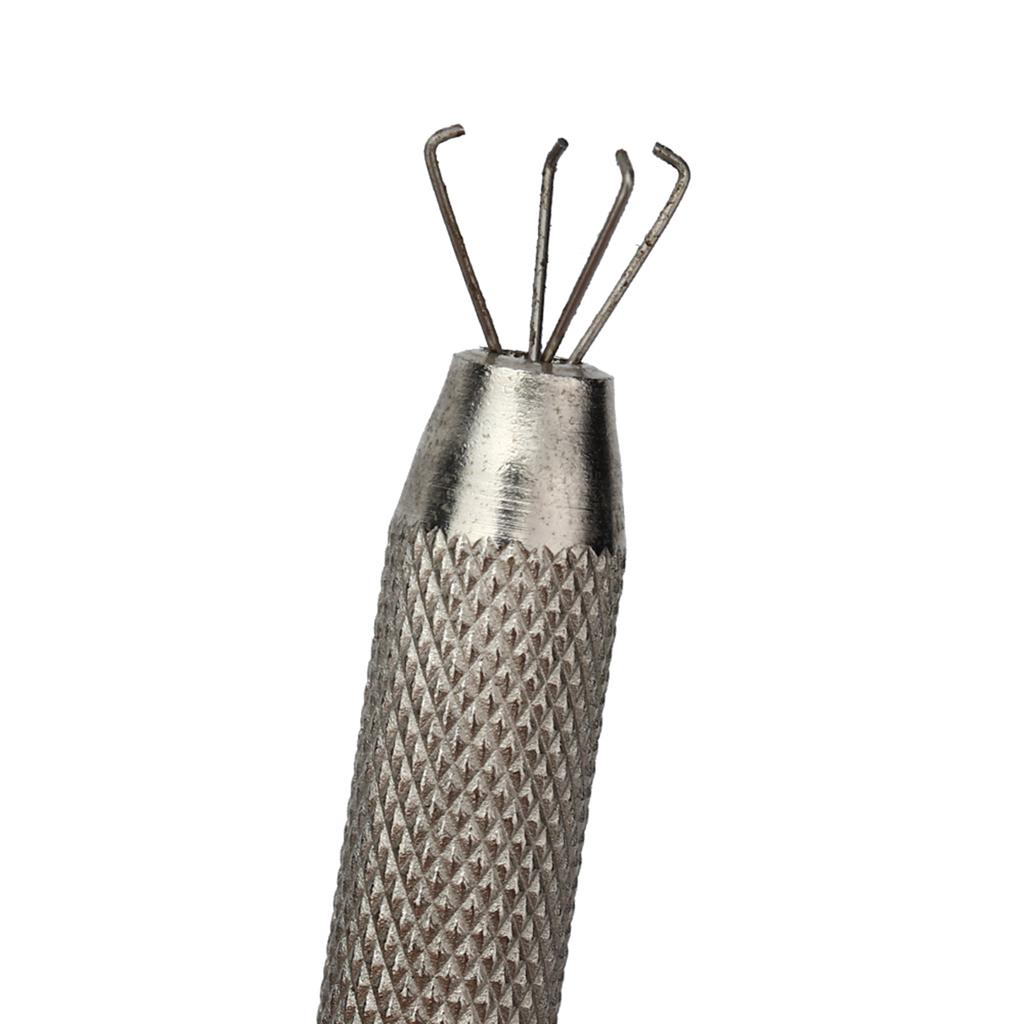 Инструмент для захвата алмазных бусин из нержавеющей стали (4 зубца)