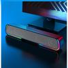 Светящийся RGB-подсветка Bluetooth-динамик Портативный Длинная полоса Настольный Маленький Звуковой бластер Аудио Уличный Портативный
