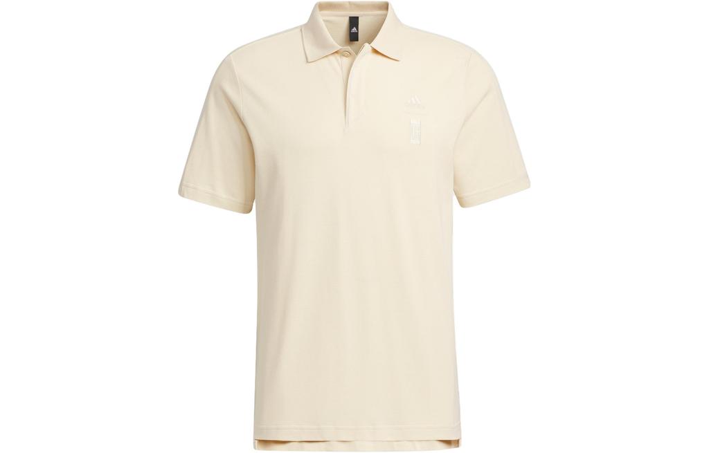 Adidas Wuji Series Polo Shirts Men's Sand Strata Polo Collar Moderate Straight Fit IP3684