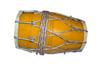 Traditional Yellow Dholak – Nut Bolt Wooden Musical Instrument
