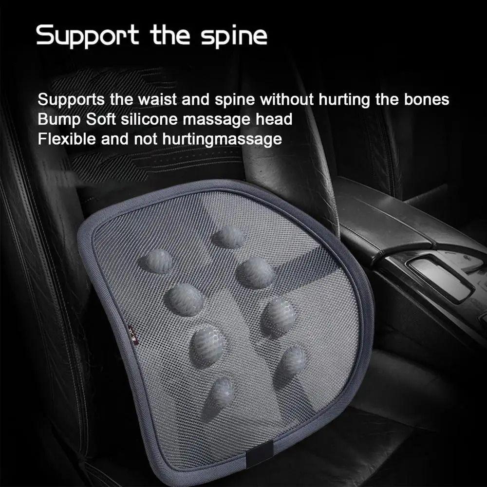 Breathable Car Lumbar Support Mesh Auto Pad Cushion Comfortable Lumbar Seat Pillow Summer