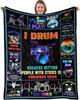 Guitar Music Lovers Gifts Decor Throw Blanket  Soft Flannel Guitar Blanket for Couch Bed  X