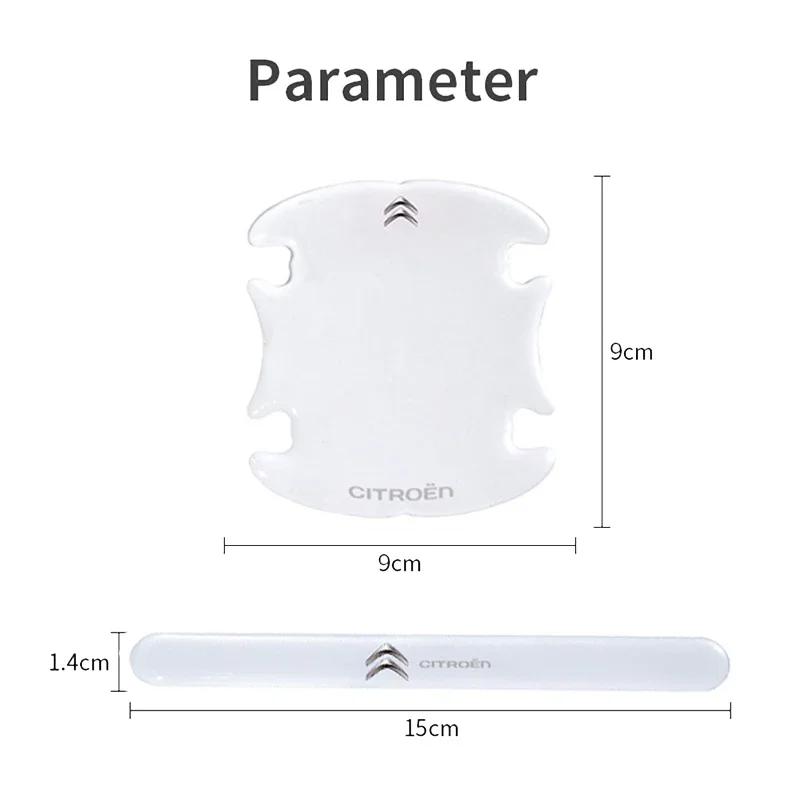 Car Door Bowl Exopy Bumper Strip Anti-scratch Stickers for Citroen C3 C4 C2 C1 C5 Saxo Xsara Berlingo Jumpy DS3 DS4 DS5 Elysee