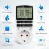 Electronic Digital Timer Switch Socket Kitchen Timer Outlet Programmable Timing Socket Control 220V EU US UK AU Plug