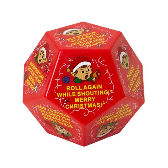 Веселая игра для обмена подарками, игра в кости, рождественские наполнители для чулка, игра в кости для рождественской вечеринки, семейного вечера, групповых посиделок