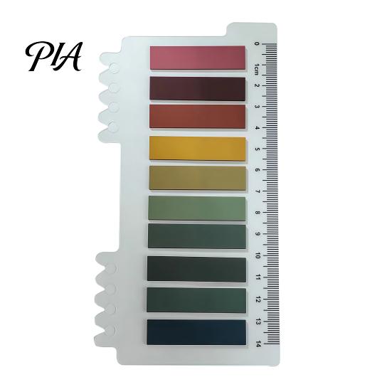 Morandi Color Page Markers Index Sticker Tabs with Built-in Scale Ruler, Transparent Portable Ruler Set PET Markers, Compact Writable Book Labels for