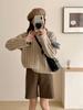 Vintage Korean Cable Knit Round Neck Sweater for Women - Autumn/Winter Fashion, Versatile & Trendy Base Layer