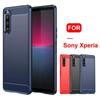 Carbon Fiber Case for Sony Xperia 1 5 10 I Ii Iii Iv V Ace 2 3 Pro-i Shockproof Phone Back Cover For Sony 10 Ii 5 Iii 1 Iv Funda