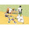 Yanoman 1000 Piece Jigsaw Puzzle MOOMIN Lively Dining Table Compact Piece (26x38cm)