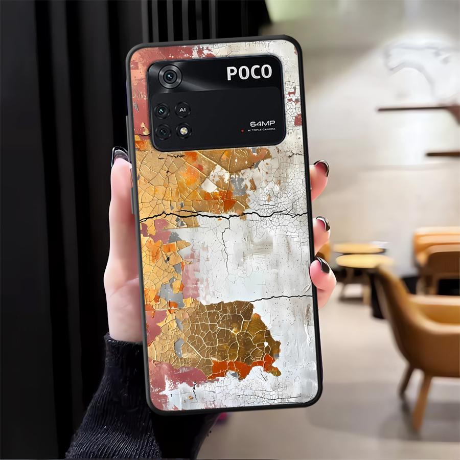 Чехол для телефона Xiaomi Poco M5 F3 F4 F5 M3 M4 Pro X3 X4 X5 C50 C51 C65 Ретро Ржавые пятна