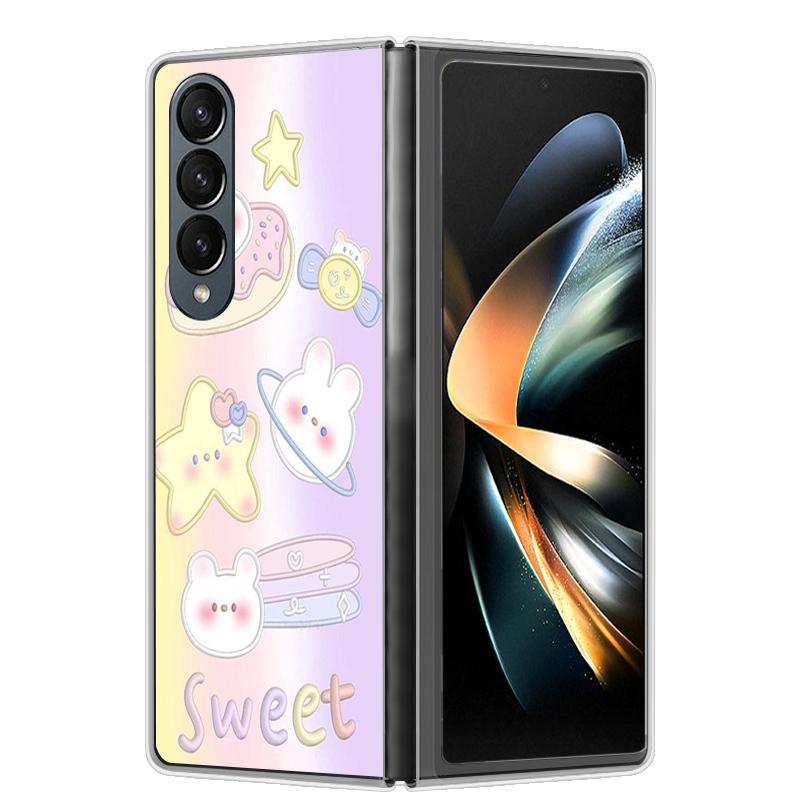 Чехол для Samsung Z Fold 4 ZFold 5 4 5G Жесткий прозрачный чехол для телефона для Samsung Galaxy Z Fold4 Fold5 Ударопрочный бампер Fundas