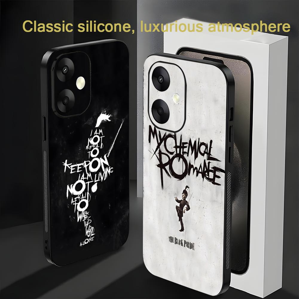 Горячий чехол для телефона группы My Chemical Romance для Xiaomi Redmi Note 13,12,11, 10 Pro Plus S, 5G, 12S, Роскошный мягкий черный чехол для телефона