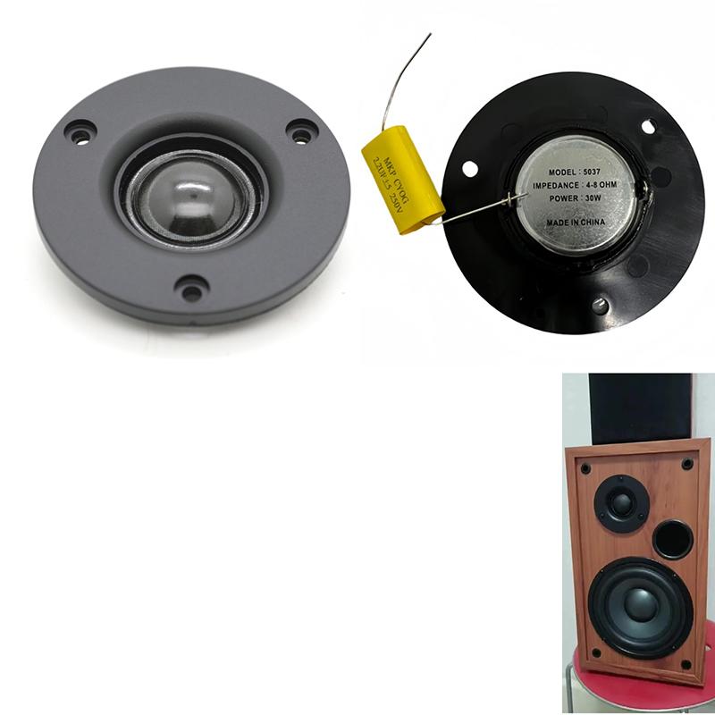 1Pcs 3 Inch 74Mm Hifi Tweeter Audio Treble Speaker 4 Ohm 10W Stereo Loudspeaker Titanium Film High Frequency For Home Theater