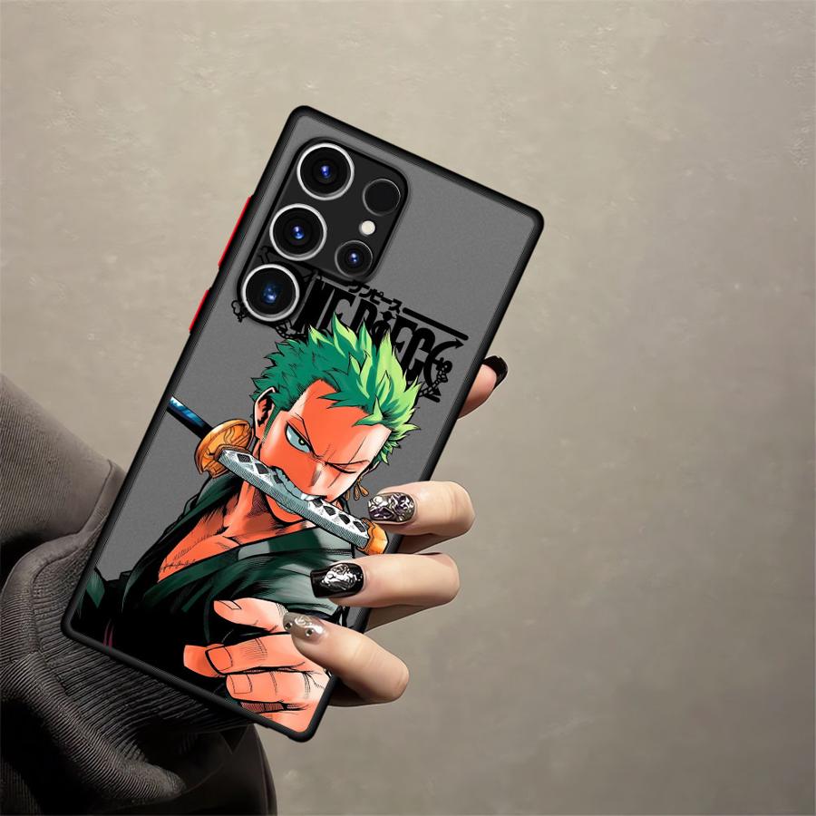 One Piece Luffy Zoro Cool Funda Back Phone Cover Case for Samsung Galaxy S26 S21 S20 FE S22 S23 FE Note 20 Ultra 10+ S24 Plus