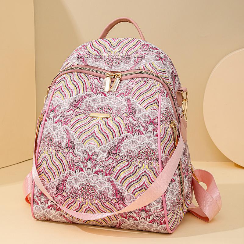 Рюкзак из искусственной кожи, женский рюкзак большой емкости, дорожная сумка