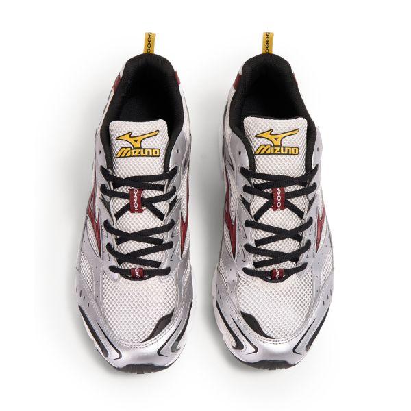 Mizuno Mxr Модные Удобные Повседневные Беговые Кроссовки Унисекс Беговые Кроссовки Серебристо-Красные D1GA245112