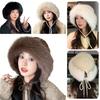 Versatile Winter Plush Hat Warm Ear Protection Hat Trendy Knit Hat  for Women