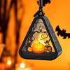 Halloween Pumpkin Lantern Witch Portable Carry Light Trick or Treat Decoration Party Scene Setup Props for Mantel Cabinet Decor