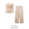 Kaslead New Arrival Women's Fashion Style Corset Tops Casual Pants 3022900 3177900
