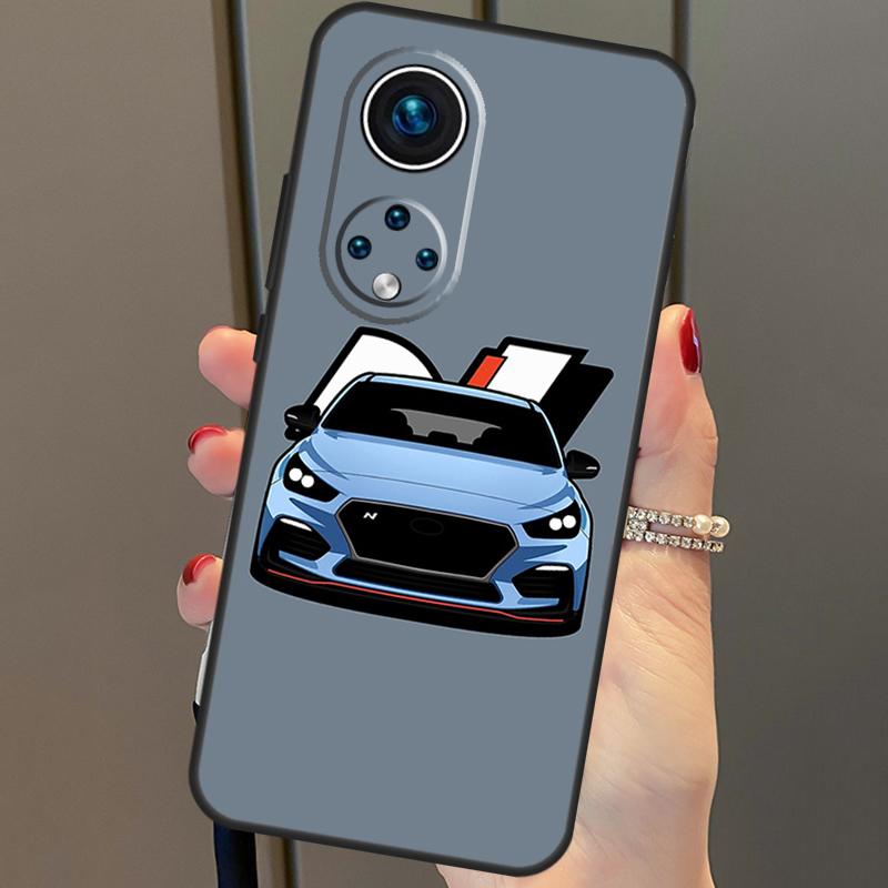 Чехол Blue Cars для I30N для Honor X8a X9a X7a X6a X7 X8 X9 X9b X8b Honor 90 70 50 10 Lite Magic 6 5 Pro