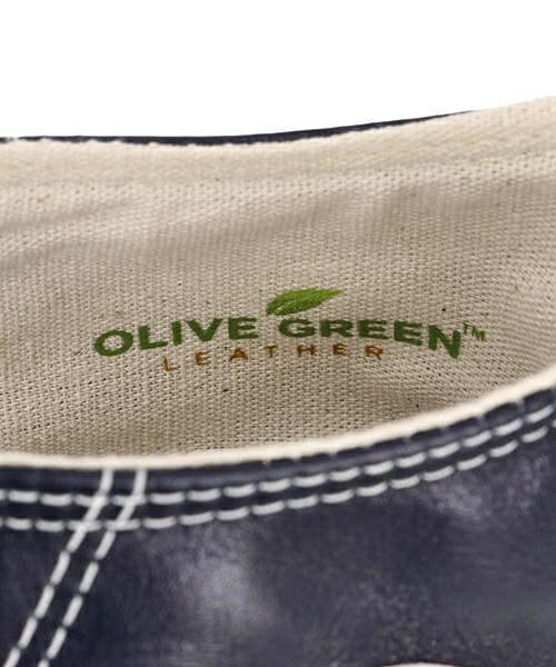 All Star Olive Green Leather HI (R)