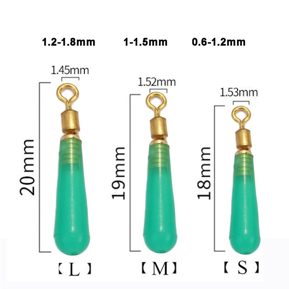 Рыболовные снасти Инструмент Медная головка Скользящий Силиконовый Вращающийся Поплавки для дрифта Рыболовная снасть Соединитель