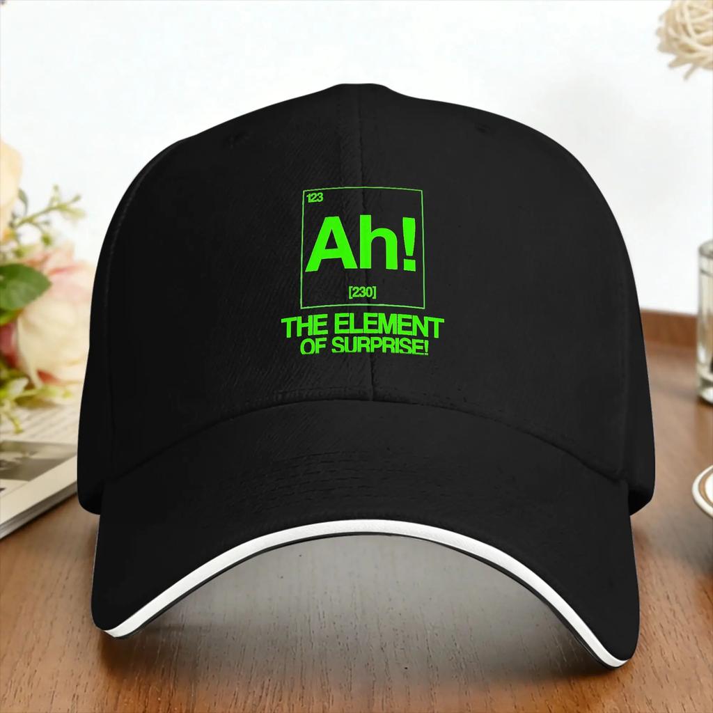 Ah The EleUnisext Of Surprise Funny Science Sandwich Caps Unisex Outdoor Cap Sports Cap Adjustable Baseball Cap Summer
