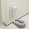 Silicone Door Stoppers Safety Block Wedge Doorstops Home Office Door Rear Retainer Anti-Collision Stop Wall Crash Protection