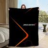 Крутое одеяло с логотипом M-M-McLarenS-ES Фланелевое теплое уютное мягкое плюшевое одеяло Для пикника кроватей диванов домов и спален