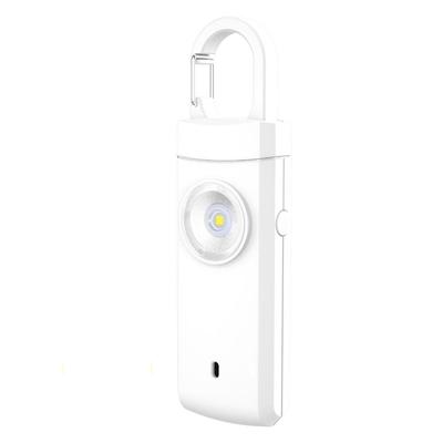 ABS Personal Alarm Safety Keychain 130dB Panic Security Emergency LED Torch Keyring Portable Keychain Alarm Safety Alarm Siren