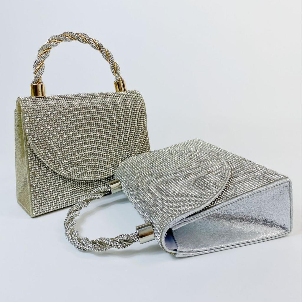 Сумки Сумки для ужина 2024 Новые блестки Алмазные сумки Дамы Платье Свадьба Подружки невесты День рождения Цепь