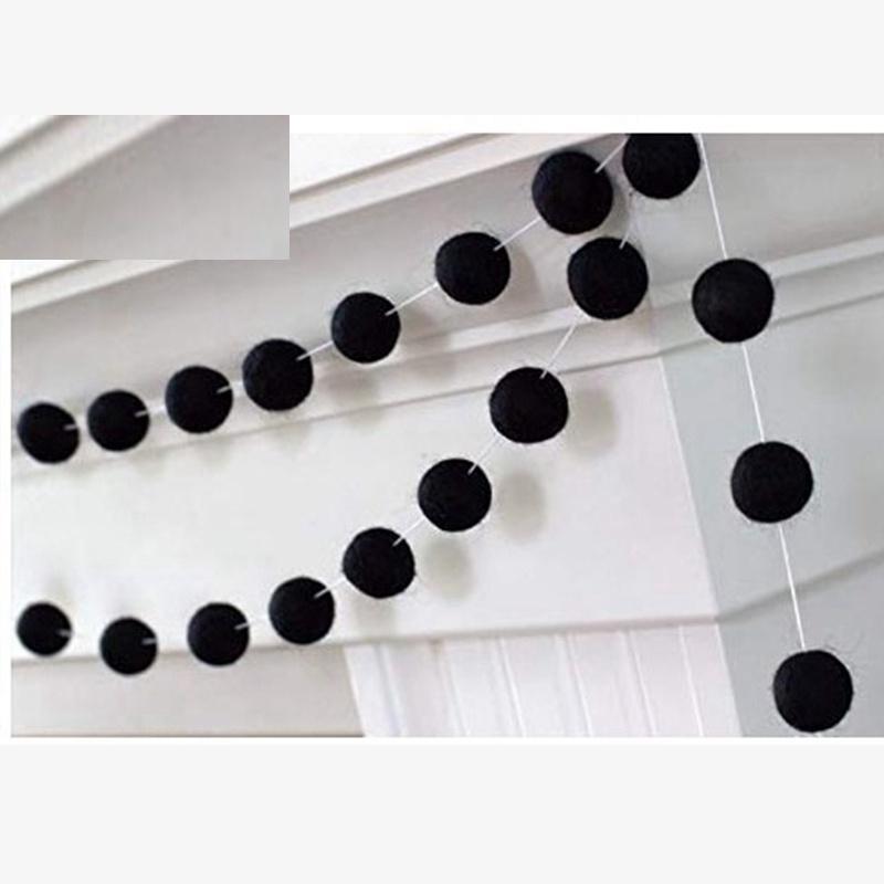 Украшения для комнаты Декоративный меховой шарик Гирлянда Цветная детская комната Дом DIY