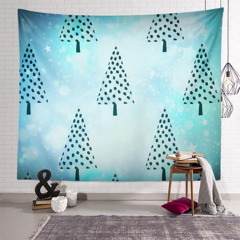 Украшение рождественской елки, гобелен с принтом, украшение для дома, гостиной, спальни, стены, тканевый гобелен 230x180 см