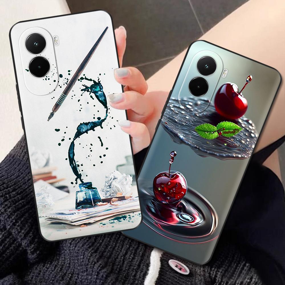 Мягкий чехол для Xiaomi Poco M7 4G Чехол Мультяшная задняя крышка для Xiaomi Poco M7 Pro 5G Защитный бампер с животным PocoM7 m 7 Крутые сумки
