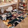 Jujutsu Kaisen Print Rug, Washable Floor Carpet, For Entryway Dorm Laundry Room Office Study, Home Decor Birthday Christmas Gift