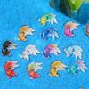 8Pcs/set DIY Goldfish Miniatures Mini Goldfish Micro-landscape Creative   Wedding
