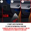 For ABARTH  Light Rechargeable Door Light USB ABARTH Welcome Light Courtesy Lamp For ABARTH1000 SP 124 125 500 600 595 695
