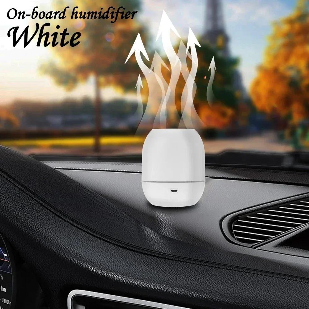 Mini Ultrasonic Air Humidifier LED Lamp USB Essential Oil Diffuser Car Purifier Aroma Anion Mist Maker With Romantic Ligh