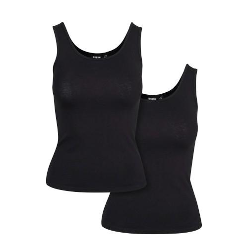 Urban Classics Womens/Ladies Basic Stretch Top (Pack of 2)