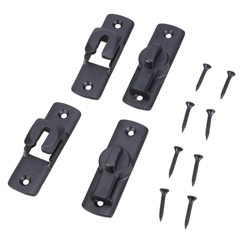 Без перфорированного алюминиевого сплава раздвижной дверной замок без кражи пряжки для использования дома и в гостинице 90 градусов 180 градусов