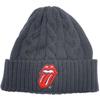 The Rolling Stones Unisex Adult Classic Tongue Cable Knit Beanie