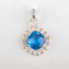Tanzanite Gemstone 925 Sterling Silver Jewelry Handmade Pendant 1.37" For Gift PP-34-5
