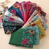Soft Beach Shawl Floral Bandana Women Silk Scarf