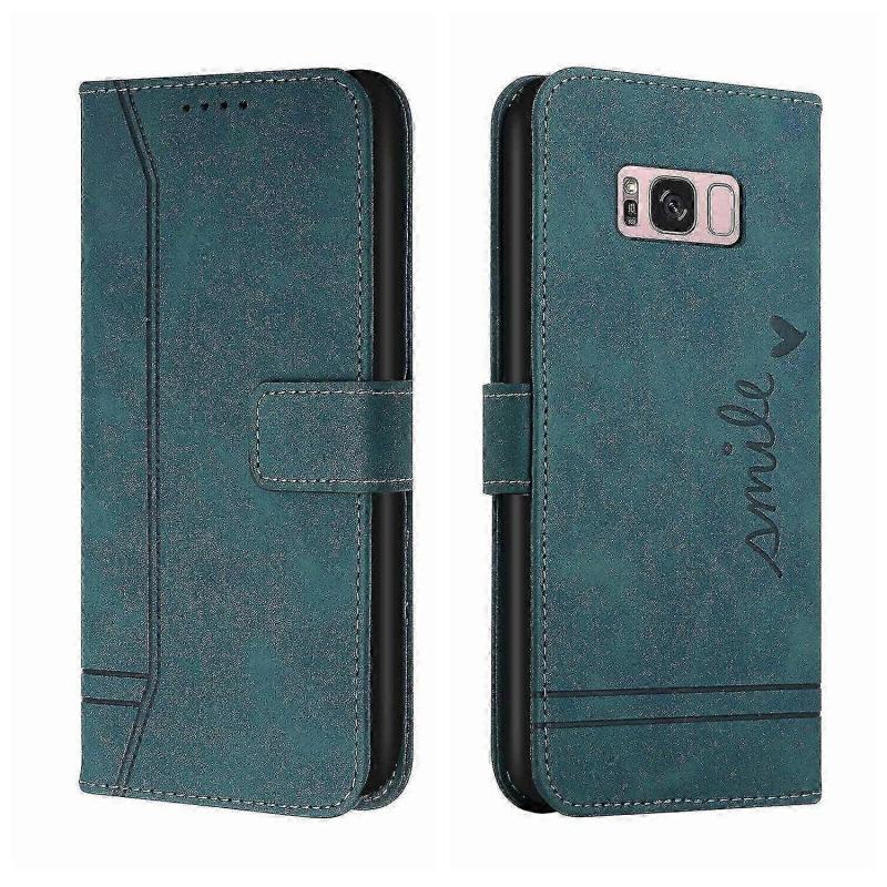 Leather Magnetic Closure Case with Flip Wallet Stand Function Cover compatible Samsung Galaxy S8 Plu
