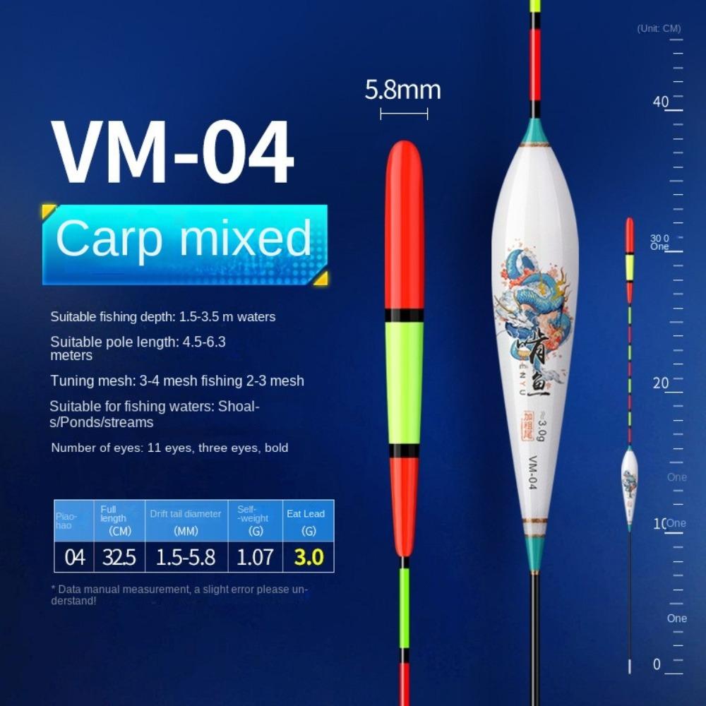 Eye-catching Triangle Tail Floats Bobbers Slip Drift Tube Fishing Floats  Fishing