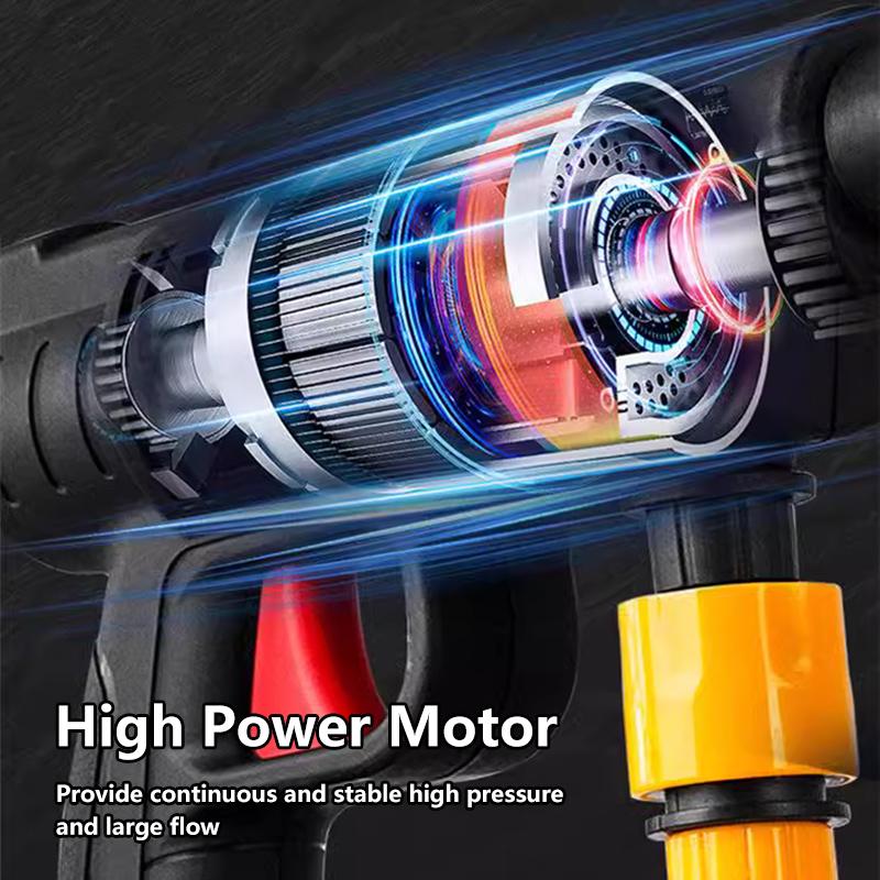 Пистолет для мойки автомобилей Беспроводной пистолет для мойки автомобилей высокого давления с литиевой батареей Беспроводной пистолет для мойки автомобилей Электрический набор инструментов для домашнего использования
